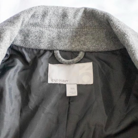 Old Navy XXL Pea Coat Grey - Picture 11 of 11